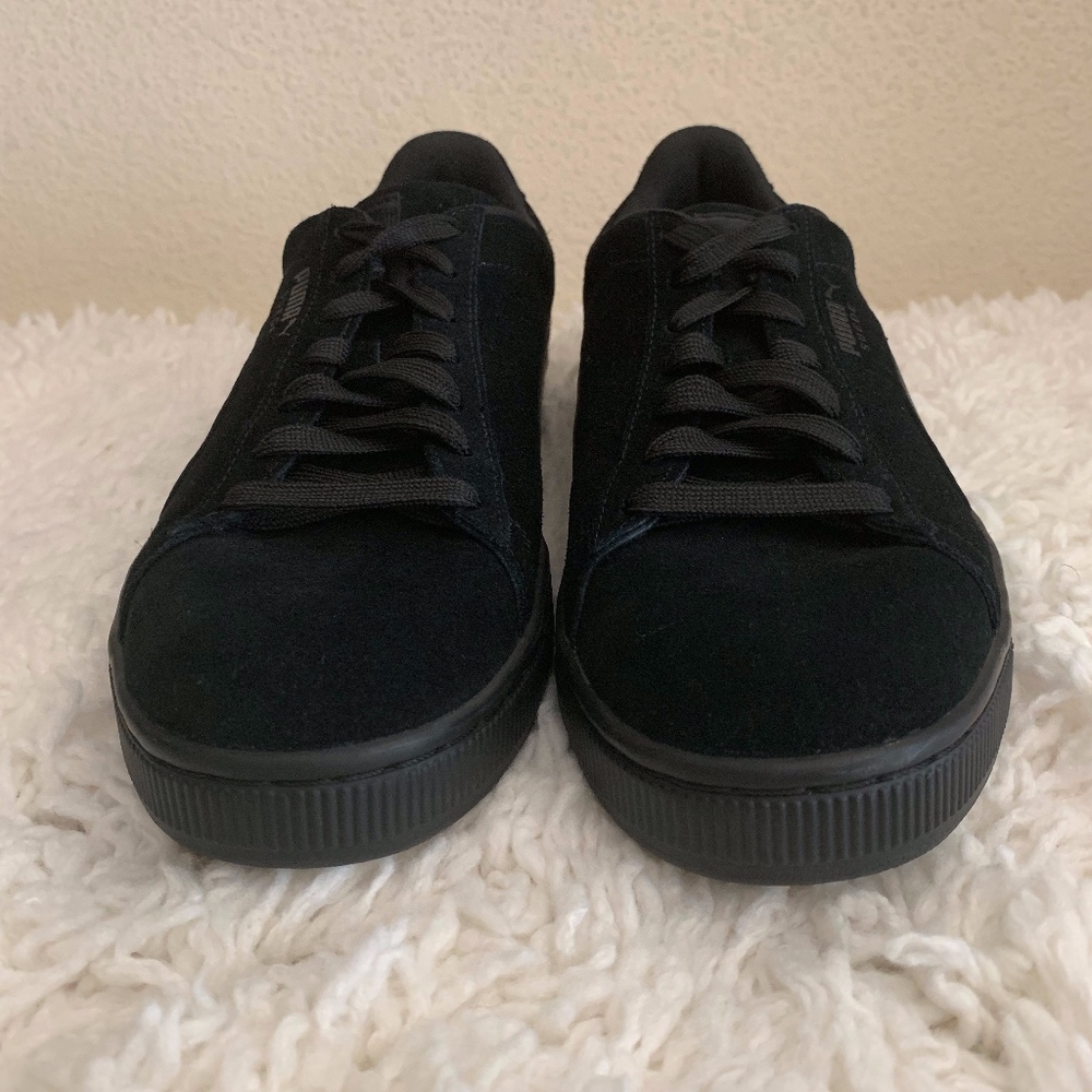 Puma Men's All Black Suede Shoes